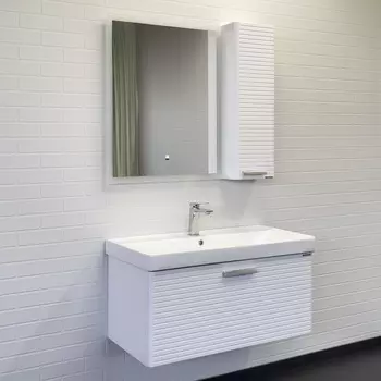 Мебель для ванной комнаты Comforty Танжер 91 см подвесная, белая
