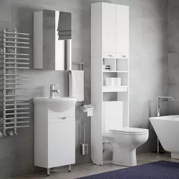 Мебель для ванной комнаты Corozo Лея 45 см белая