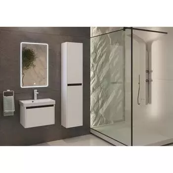 Мебель для ванной комнаты Dreja Luxury 55 см, подвесная, белая