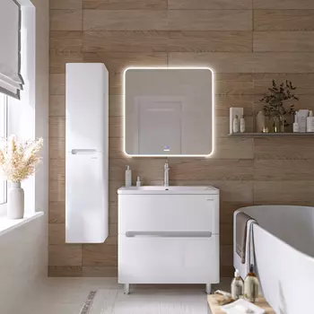 Мебель для ванной комнаты Grossman Адель 70 см напольная белая