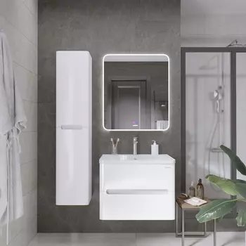 Мебель для ванной комнаты Grossman Адель 70 см подвесная белая