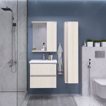 Мебель для ванной комнаты Grossman Юнит 61 см подвесная, кадена лайт