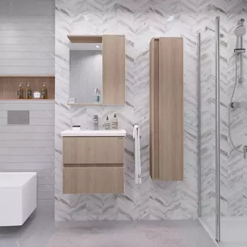 Мебель для ванной комнаты Grossman Юнит 61 см подвесная, кадена вуд