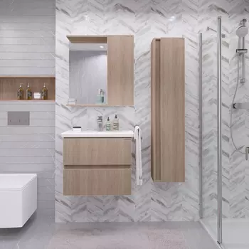 Мебель для ванной комнаты Grossman Юнит 72 см подвесная, кадена вуд