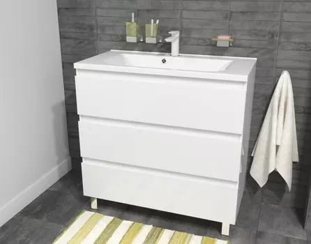 Мебель для ванной комнаты Эстет Bali New 80 см ФР-00009967 напольная 3 ящика