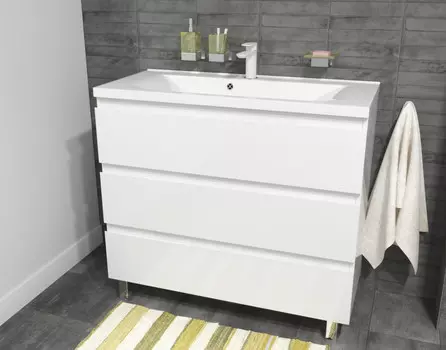 Мебель для ванной комнаты Эстет Bali New 100 см ФР-00009971 напольная 3 ящика