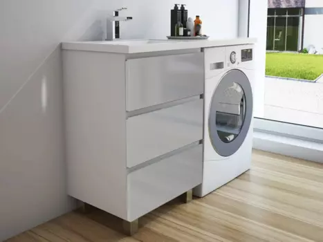 Мебель для ванной комнаты Эстет Dallas Luxe 150 напольная L 3 ящика