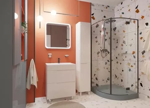 Мебель для ванной комнаты Эстет Kare Luxe 70 напольный 2 ящика