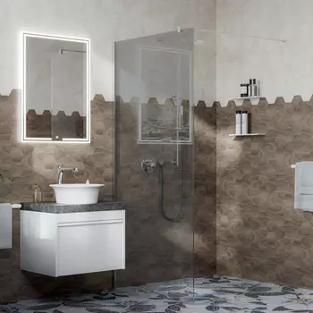 Мебель для ванной комнаты Kerama Marazzi Modula 78 см подвесная, белая глянцевая
