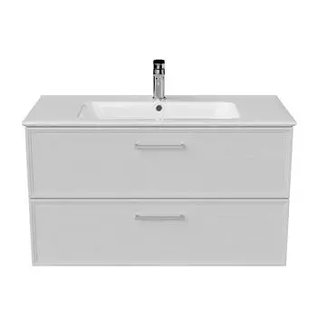 Мебель для ванной комнаты Kerama Marazzi Piano Classic 95 см подвесная, 2 ящика, белая матовая