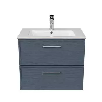 Мебель для ванной комнаты Kerama Marazzi Piano Classic 65 см подвесная, 2 ящика, синяя