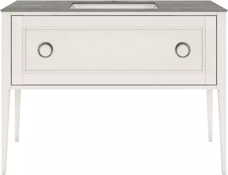 Мебель для ванной комнаты Kerama Marazzi Plaza Classic Neo 120 см напольная, 1 ящик, белая матовая