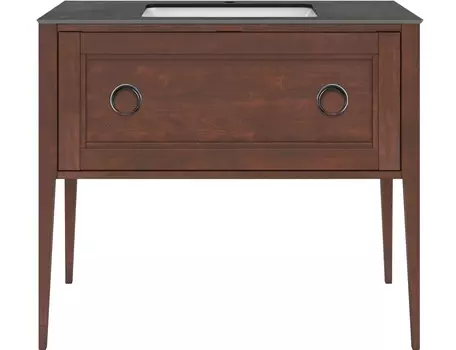 Мебель для ванной комнаты Kerama Marazzi Plaza Classic Neo 100 см напольная, 1 ящик, орех