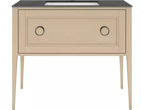 Мебель для ванной комнаты Kerama Marazzi Plaza Classic Neo 100 см напольная, 1 ящик, капучино матовая