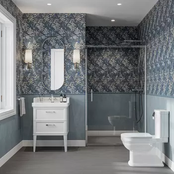 Мебель для ванной комнаты Kerama Marazzi Pompei 80 см напольная, белая глянцевая