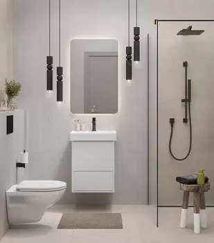 Мебель для ванной комнаты Kerama Marazzi Pro 50 см подвесная, белая матовая