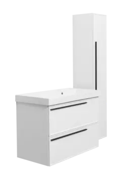 Мебель для ванной комнаты La Fenice Elba TWIN 100 см, подвесная, 2 ящика, Bianco