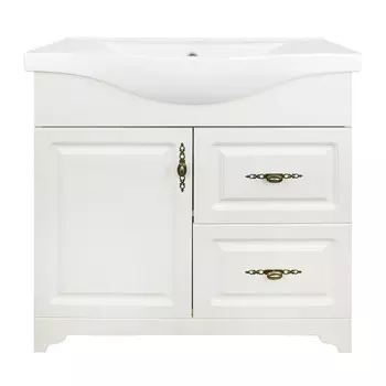 Мебель для ванной комнаты Loranto Janet 80 см напольная, ольха