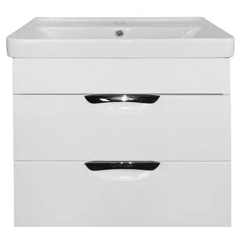 Мебель для ванной комнаты Loranto Соло 60 см подвесная, белая