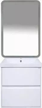 Мебель для ванной комнаты Misty Алиса 50 см напольная, белая