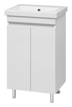 Мебель для ванной комнаты Misty Енисей 50 см напольная, белая