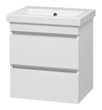 Мебель для ванной комнаты Misty Енисей 50 см подвесная, белая