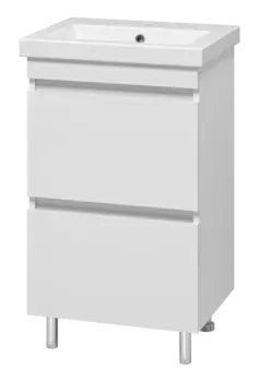 Мебель для ванной комнаты Misty Енисей 50 см напольная, белая