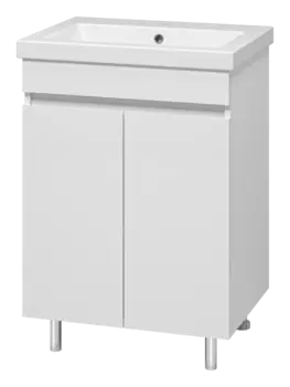 Мебель для ванной комнаты Misty Енисей 60 см напольная, белая