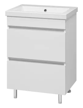 Мебель для ванной комнаты Misty Енисей 60 см напольная, белая
