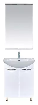 Мебель для ванной комнаты Misty Лаванда 60 см напольная, белая