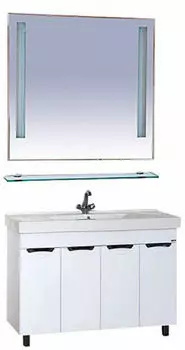 Мебель для ванной комнаты Misty София 120 см напольная, белая