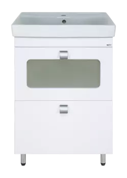 Мебель для ванной комнаты Misty Урал 60 см напольная, белая
