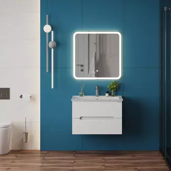 Мебель для ванной комнаты Onika Айленд 70 см подвесная, белая