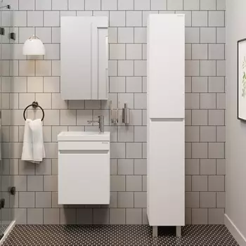 Мебель для ванной комнаты Onika Милтон 45 см подвесная, белая