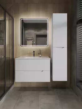 Мебель для ванной комнаты Orange Line 71 см белая матовая