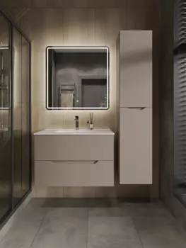 Мебель для ванной комнаты Orange Line 71 см латте матовый