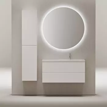 Тумба с раковиной Sancos FOLK FL100RW 100 см Bianco правая