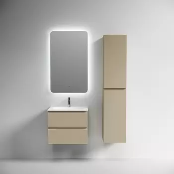 Мебель для ванной комнаты Sancos Folk 60 см подвесная, капучино