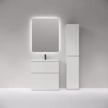 Мебель для ванной комнаты Sancos Folk Floor 80 см напольная, Bianco