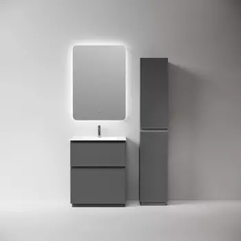 Мебель для ванной комнаты Sancos Folk Floor 60 см напольная, Grey soft