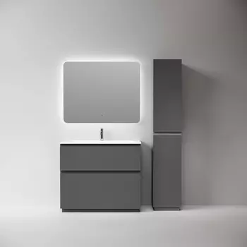 Мебель для ванной комнаты Sancos Folk Floor 100 см напольная, Grey soft