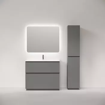 Мебель для ванной комнаты Sancos Folk Floor 100 см напольная, Ergraut soft