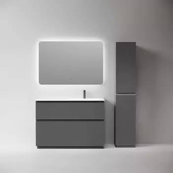 Мебель для ванной комнаты Sancos Folk Floor 120 см правая, напольная, Grey soft