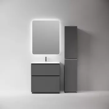 Мебель для ванной комнаты Sancos Folk Floor 70 см напольная, Grey soft