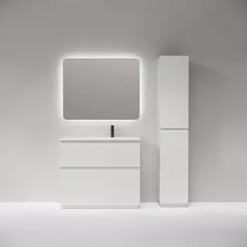 Мебель для ванной комнаты Sancos Folk Floor 100 см правая, напольная, Bianco