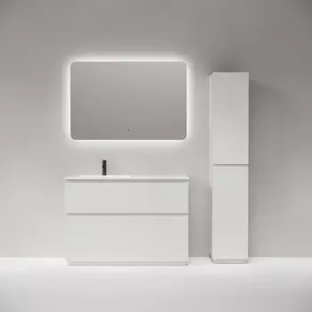 Мебель для ванной комнаты Sancos Folk Floor 120 см левая, напольная, Bianco