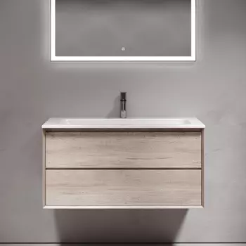 Тумба с раковиной Sancos Marmi 2.0 MR2.0100EG 100 см дуб галифакс натуральный