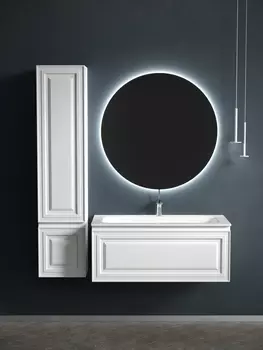 Тумба с раковиной Sancos Very VR100W 102 см подвесная, Bianco