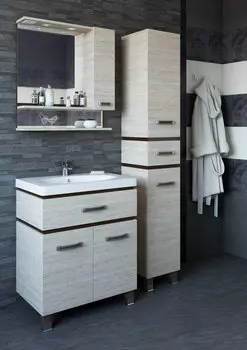 Мебель для ванной комнаты Sanflor Техас 60 см напольная, орегон