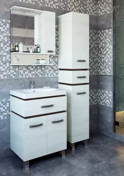 Мебель для ванной комнаты Sanflor Техас 70 см напольная, северное дерево светлое